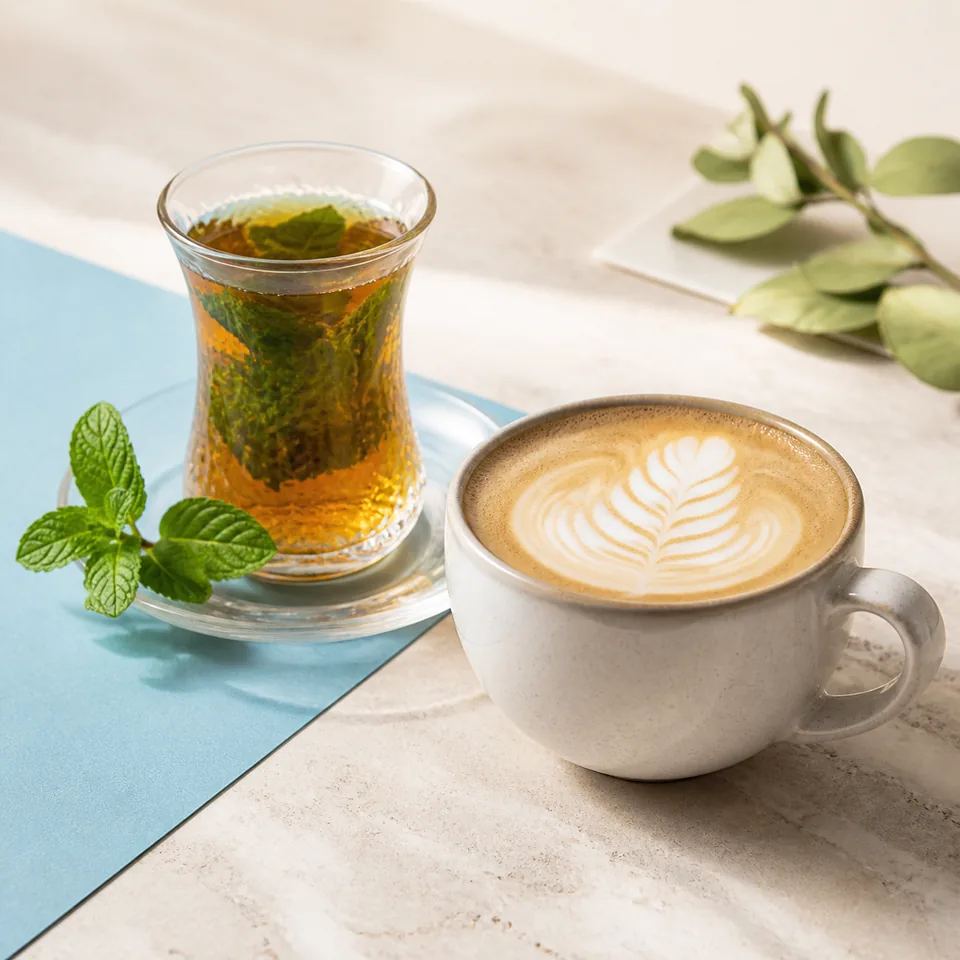 Hot drinks served by Pharaoh's Food